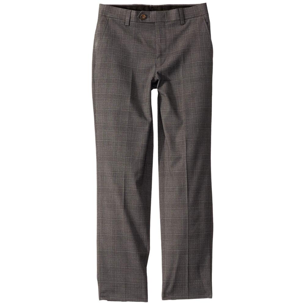 Ralph Lauren Boys Classic Suit Pants Grey Plaid 16